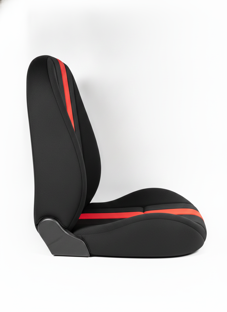 Red Sport Stripe Neoprene Cushion - Car Seat Covers