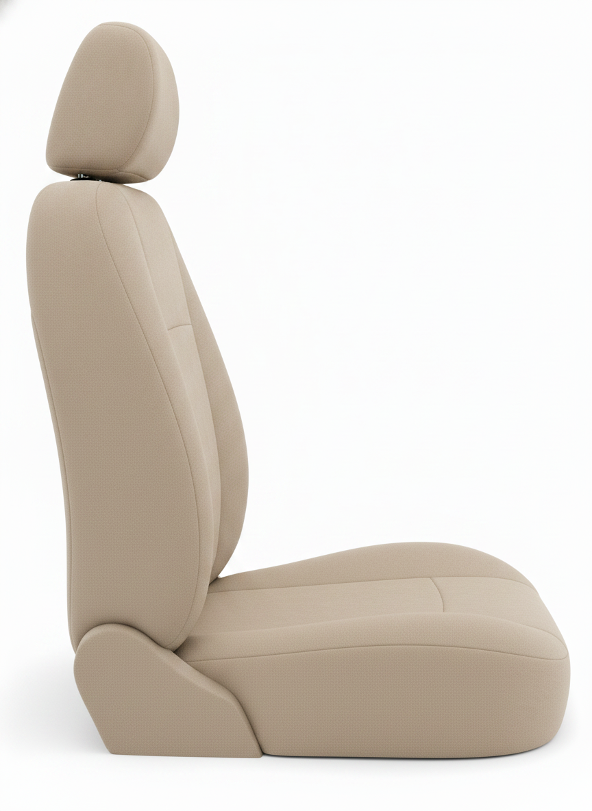 Beige Faux Suede Solid Wrap - Car Seat Covers