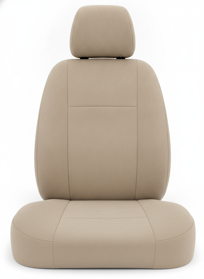 Beige Faux Suede Solid Wrap - Car Seat Covers