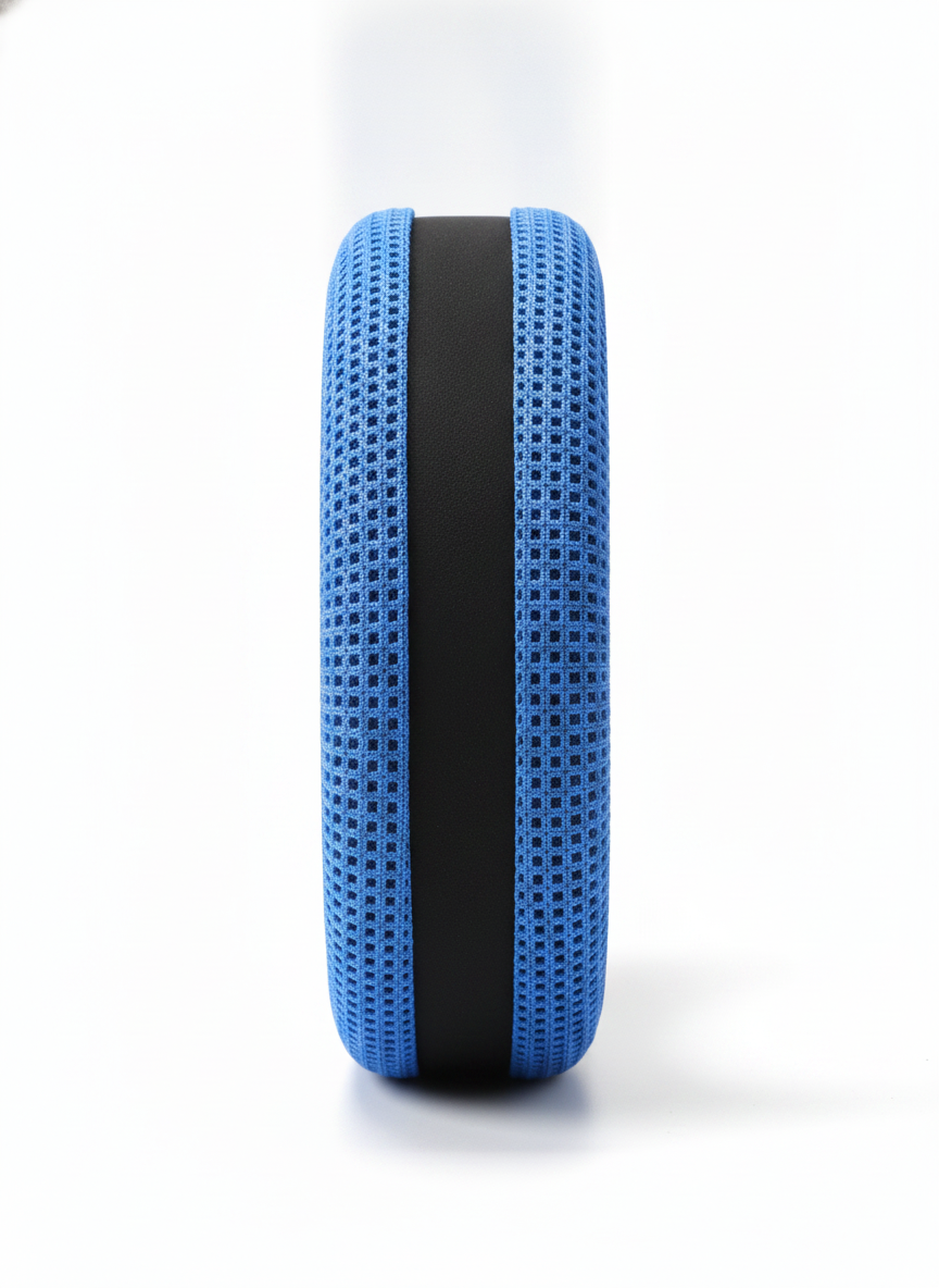 Blue Microfiber Mesh Cool Wrap - Steering Wheel Covers