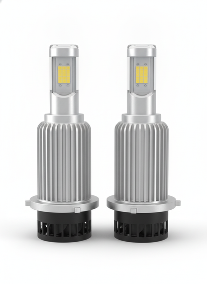 White Bright H11 Headlight Conversion - Car LED Headlights and Interior Lights