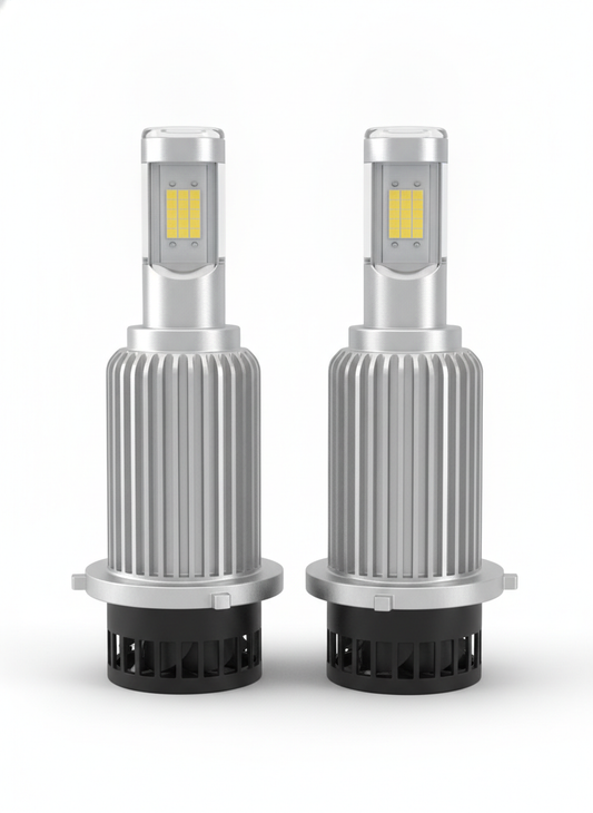 White Bright H11 Headlight Conversion - Car LED Headlights and Interior Lights