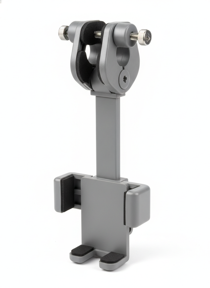 Gray Rear View Mirror Clamp Bracket - Car Phone Mounts and Holders