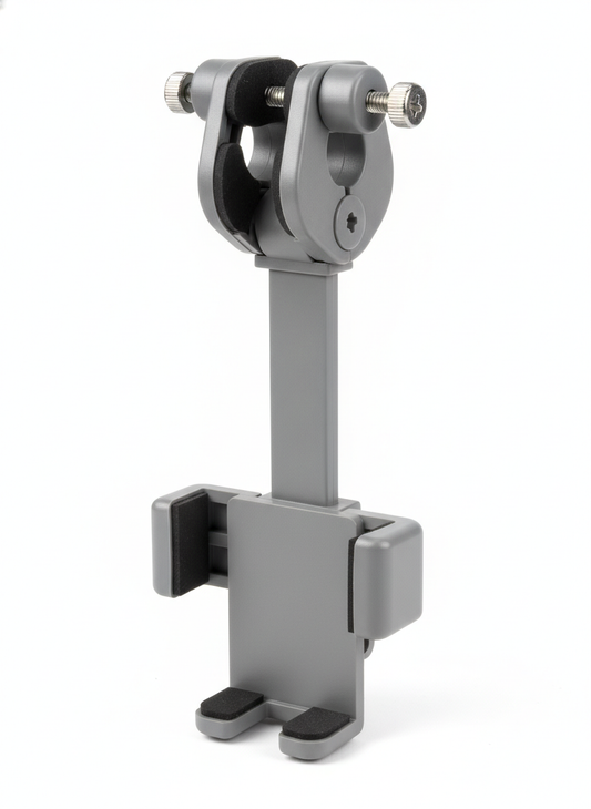 Gray Rear View Mirror Clamp Bracket - Car Phone Mounts and Holders