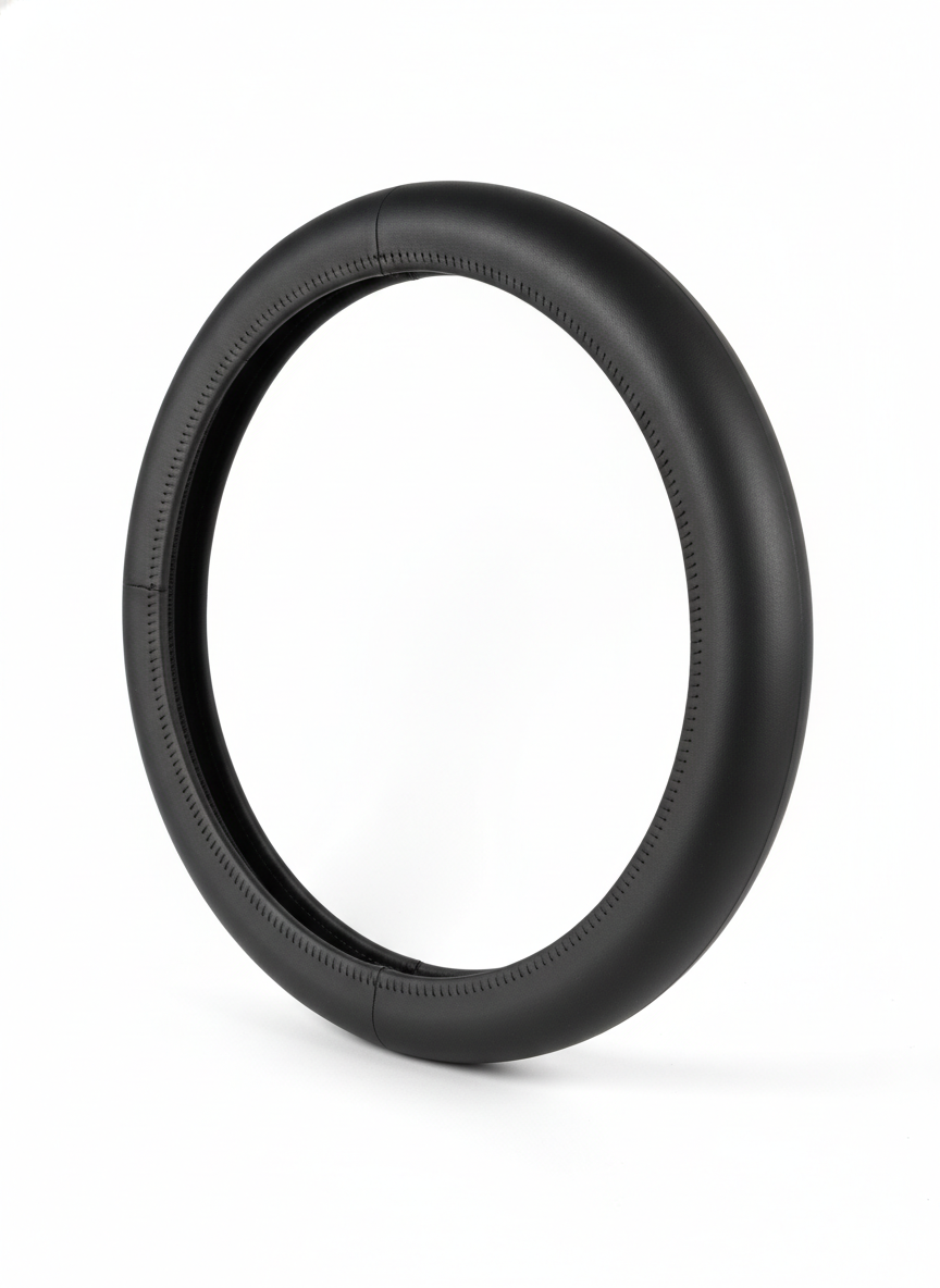 Black Neoprene Non Slip Wrap - Steering Wheel Covers