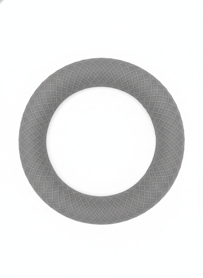 Gray Silicone Textured Grip Sleeve - Steering Wheel Covers